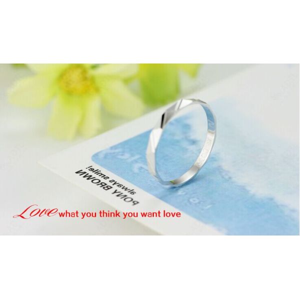 Korean version of the S925 sterling silver jewelry Silver Rings