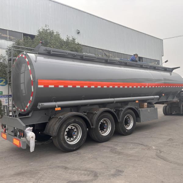 Rear Tipping Self Dumping Integrated Tank Semi Trailer Liquid Transportation Tank Truck, Oil Tank Truck