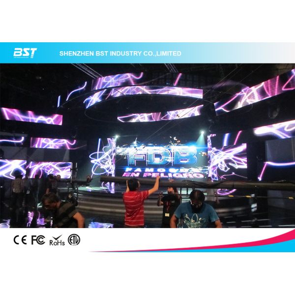 O arrendamento comercial conduziu a tela video da parede da exposição com ângulo de opinião 140° de H 140°/V