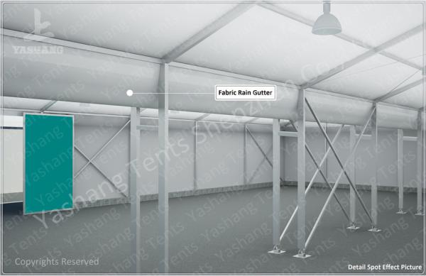 15x35M Transitional Large Canopy Tent Fabric Covered Storage Buildings