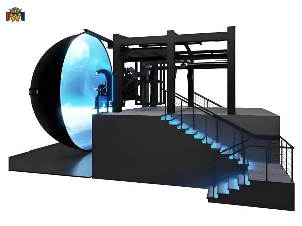 VR Dome Cinema 4D Flying Theater with Curved Screen and Motion Seats