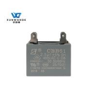 CBB61 450V 2.5UF 187 Condensador de ar com película terminal