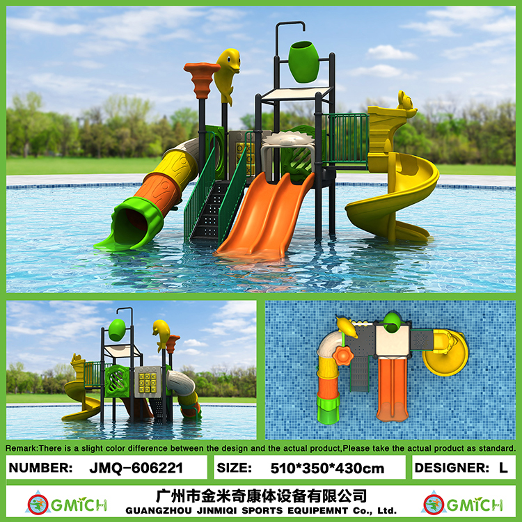 EU Standard Water Park Design Kids Water Playground Equipment Spray Slides Eco-Friendly