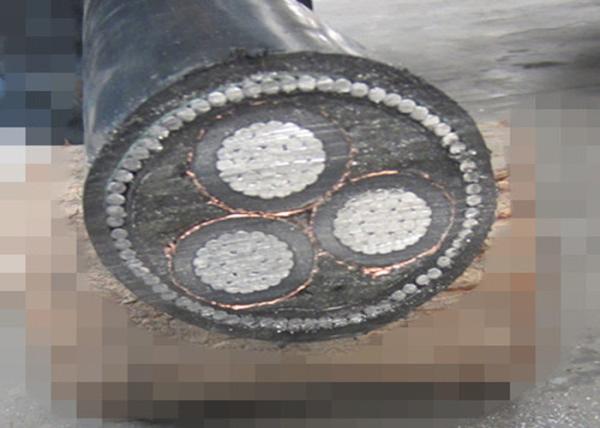15kv Xlpe Aluminum Conductor Armoured Power Cable / 6mm 3 Core Swa Cable