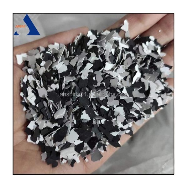 3-5mm Vinyl Flake Chips 3-5mm for Epoxy Floor Paint Spray Application Method