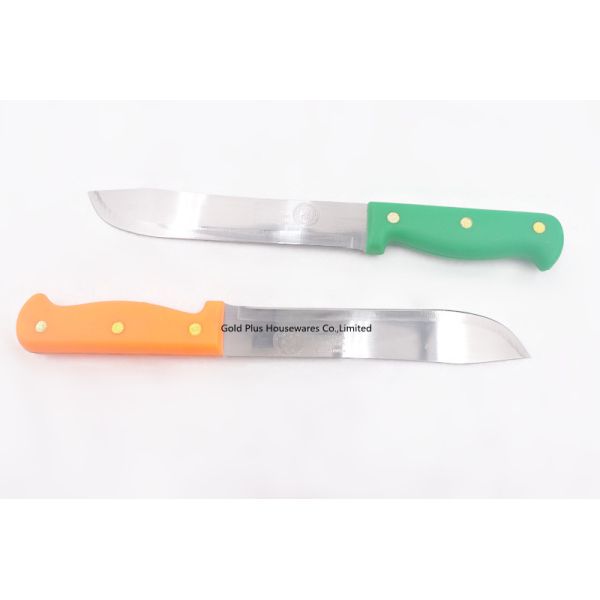 0.8mm Thickness Kitchen Cutting Knives SS High Carbon Steel Chef Knife
