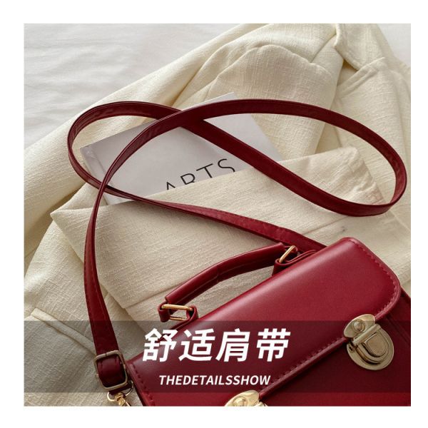 SENIOR SENSE OF RETRO SMALL BAG WOMEN 2024 NEW SUMMER FASHION FOREIGN STYLE SHOULDER BAG SMALL NICHE ALL HAND BAG SQUARE