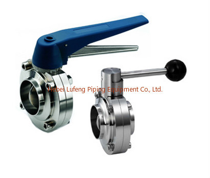 工場直売304のステンレス鋼LPの蝶弁