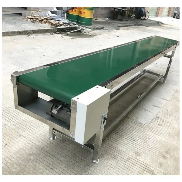 PU / PVC Flat Top Chain Conveyor Belt for Plastic Bags Machine