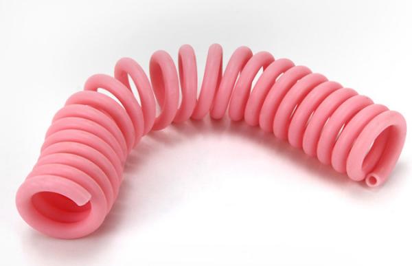 Não - identificação espiral tóxica da tubulação 4.8mm do psiquiatra do calor da borracha de silicone transparente