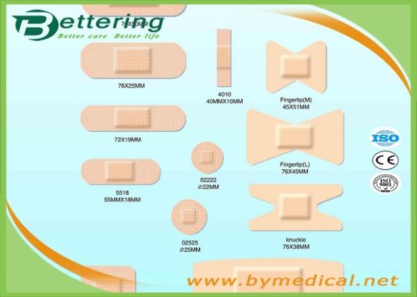 Various Shapes Medical First Aid Adhesive Bandage Plaster for Wounds
