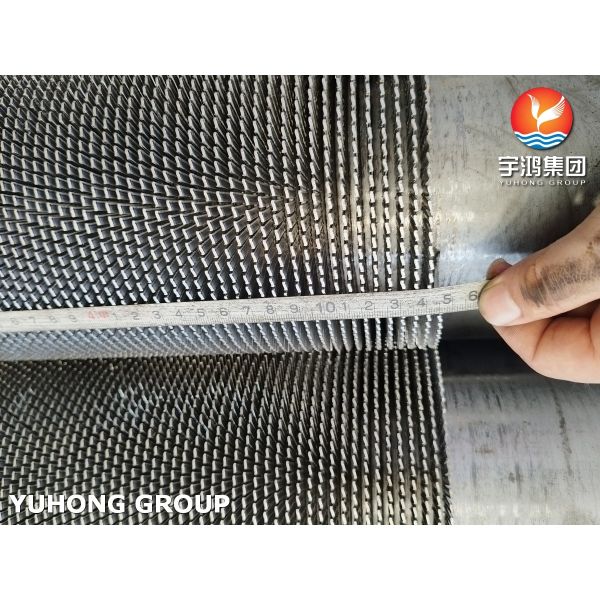 A312 TP347 Stainless Steel Helical Serrated HFW Fin Tube