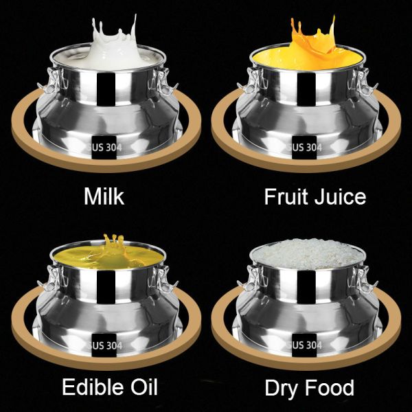 SS304 20L Goat Sheep Cow Used Pails Dairy Milk Barrel Stainless Steel Drums