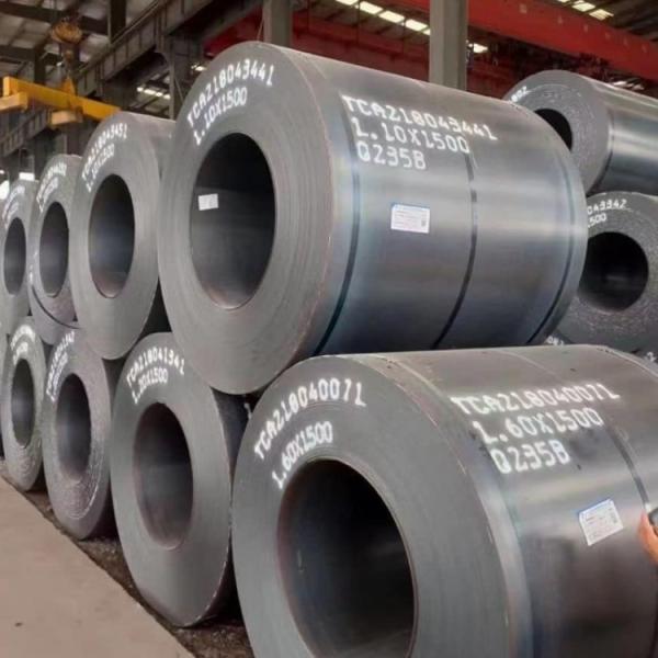 Q235 Chapa de aço carbono leve com certificação JIS e peso de 8-35 MT/bobina