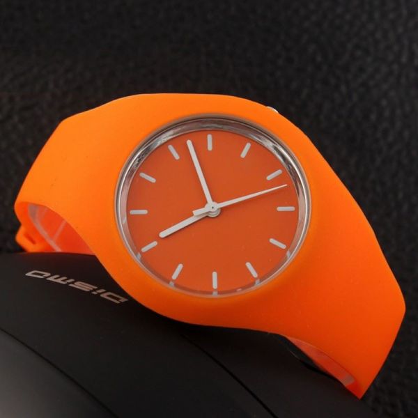 Digital Watch Silicone Rubber Band Silicone Rubber Watch Jelly Color Couple Watch