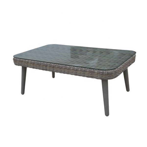 China Supplier All Weather Outdoor Sofa Artificial Rattan Sofa Wicker Garden Aluminum Outdoor Sofa