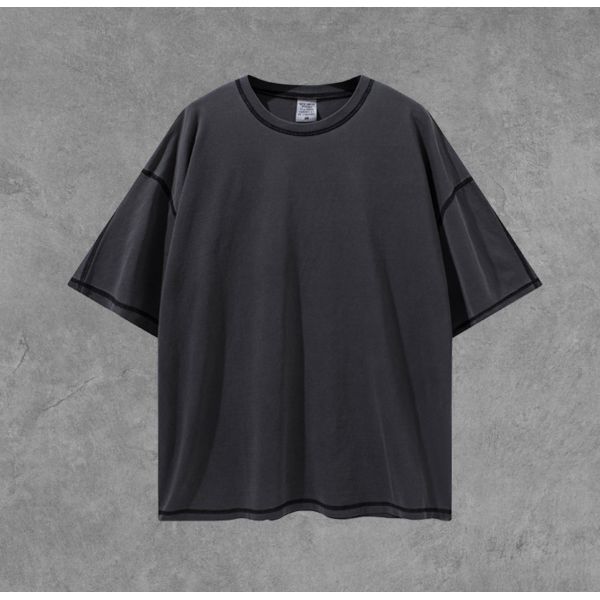 Рукави 2XL изготовленных на заказ футболок пробела потока стежком контраста короткие отсутствие ярлыка