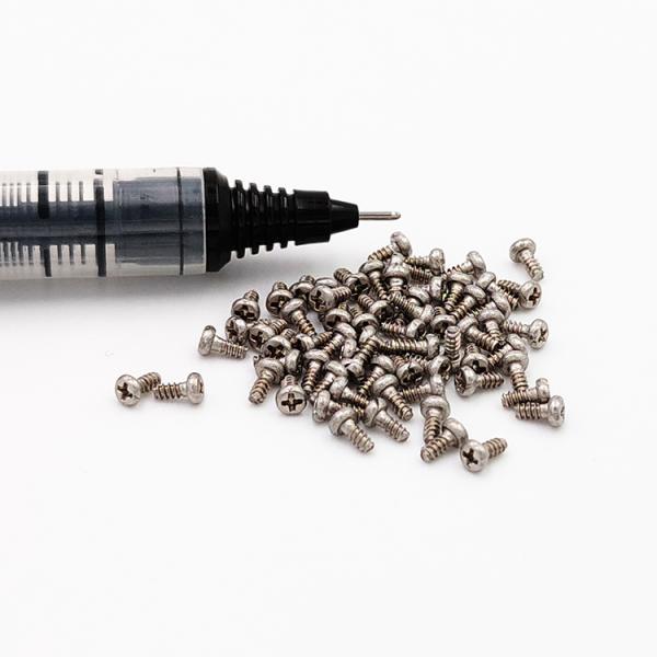 Custom Metric M0.6-M2 Steel Phillips Pan Head Screw Nickel Plated