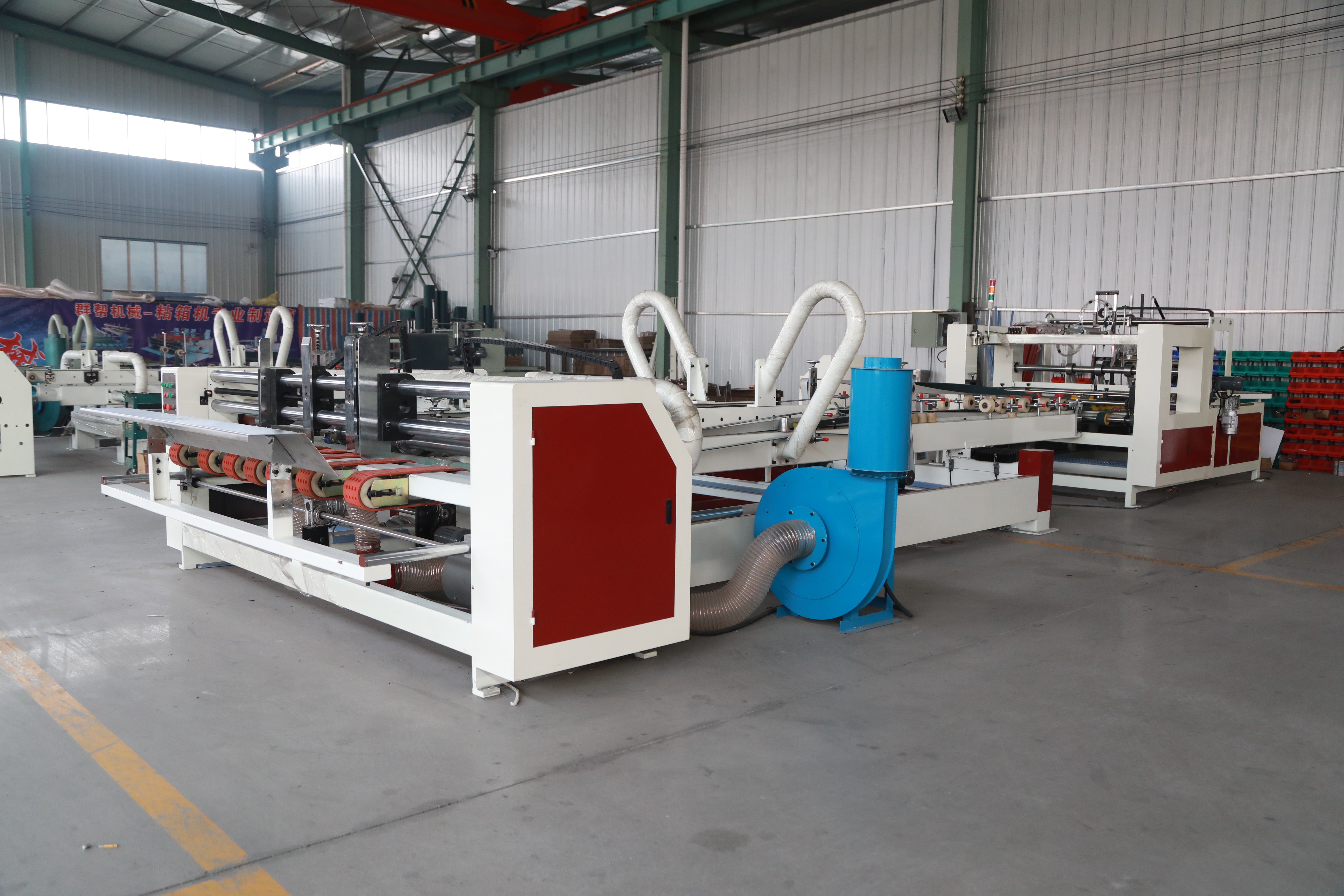 Автоматическая машина Gluer папки коробки Plc для формировать коробки доставки