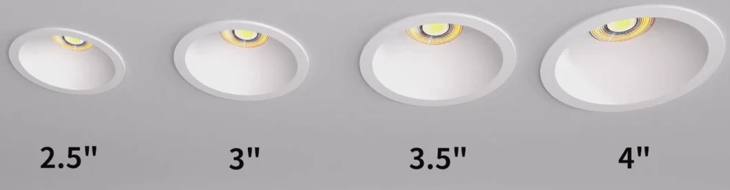 Молочная крышка SMD светодиодный подсветка светильники светодиодный подсветка вглубь 2,5 дюйма 10W 15W 20W 30W 40W IP44 светодиодный домашний свет