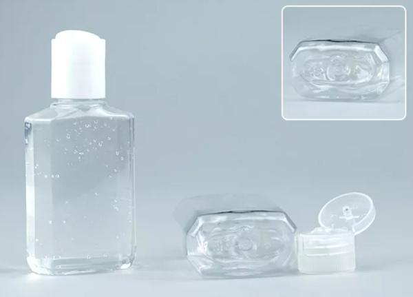 2 Oz 60ml Clear Hexagonal Octagon Hand Sanitizer Bottle For Sanitizers