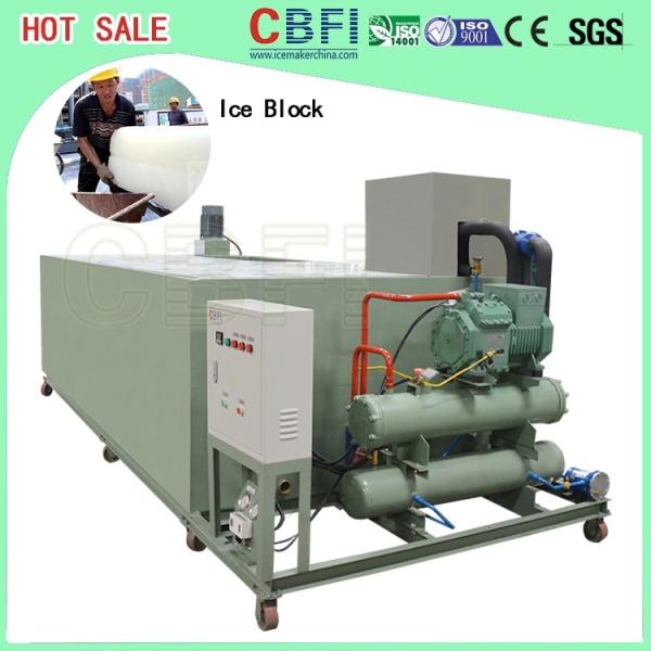 1 tonelada à venda quente popular refrigerando direta de 5 toneladas do mercado de África da máquina do bloco de gelo