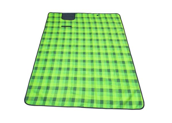 1.5*2*0.05m Green Color Outdoor Picnic Set With Fleece Material