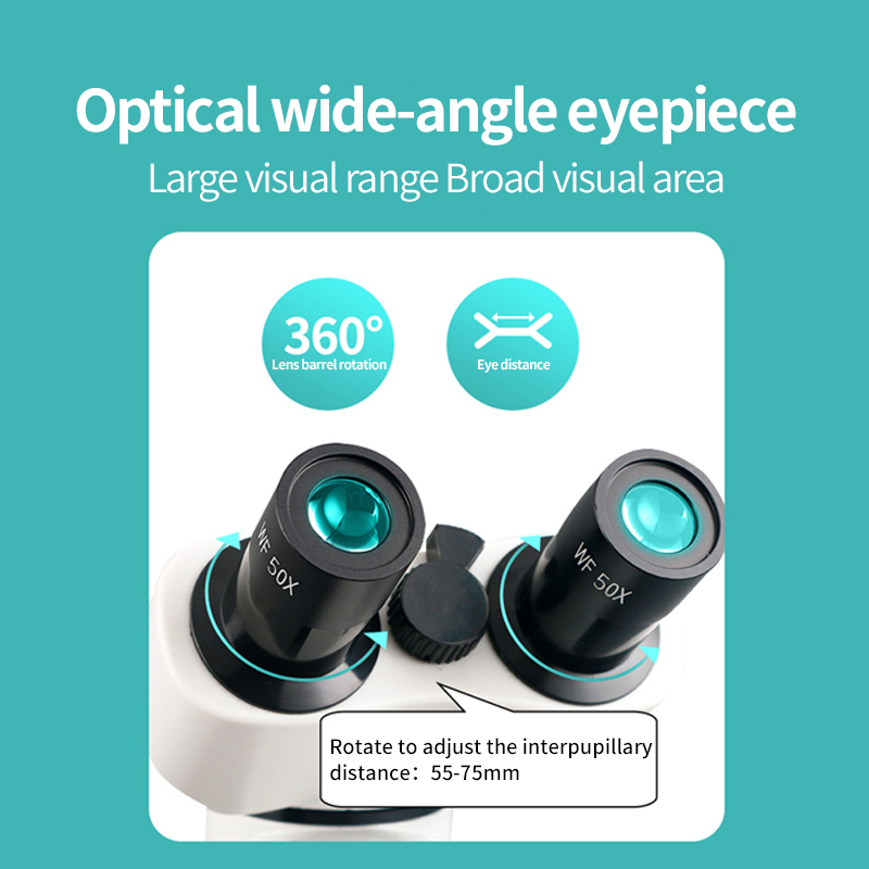CenLee 15000X Digital Laboratory Compound Microscope Biological HD Wide-Field 10X 50X Eyepieces 360 Rotatable Head Binocular
