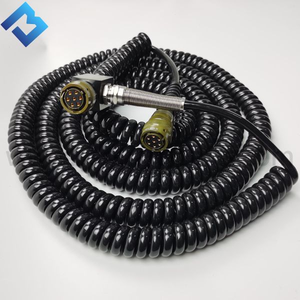Benit New Sonic Ski Sensor 7 Coins 7 Holes Triple Connector 2542010 Spiral Cable For Asphalt Paver
