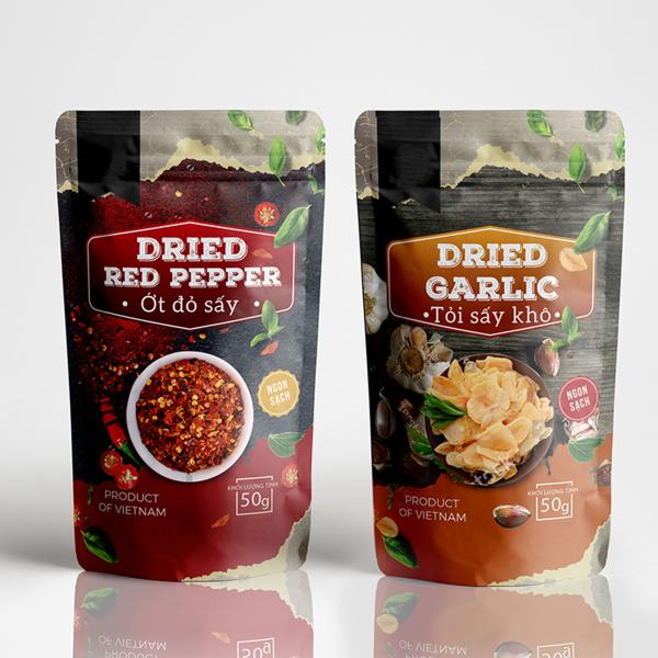 Spice Packaging Bag Plastic Packaging Seasoning Paprika Food Packaging Bag Sealed Zipper Stand Up Pouch