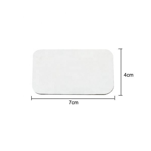 Diy Photo Printing MDF Wooden Sublimation Name Badge Blanks Custom Magnetic Name Tags