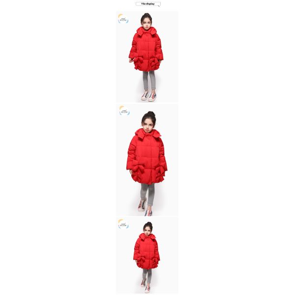 Kids Clothes Safety High Quality Outdoor Girls Long Coat Hot Fashion Winter Thick Duck Down Jacket