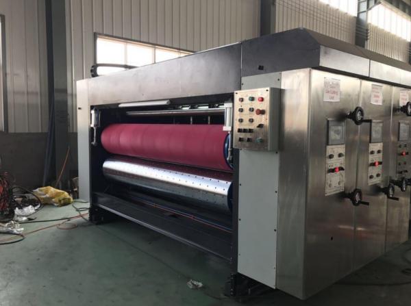 25kw Flexo Printer Slotter Machine 200pcs/Min Touch Screen Printing Size 1400x1600