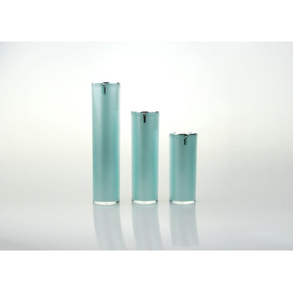 Color de encargo de acrílico plástico del SGS de los cosméticos 50ml de la botella de la bomba del maquillaje para la crema de la loción