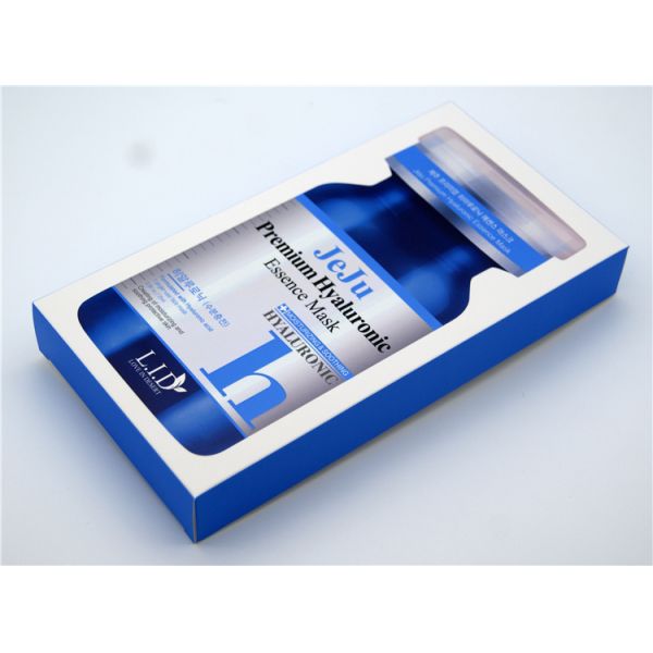 Essence Mask 300gsm Silver Board Printed Cosmetic Boxes Logo Printed