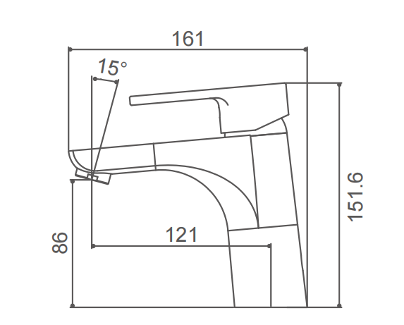 Torneiras de banheiro polidas com 3 furos resistentes à corrosão