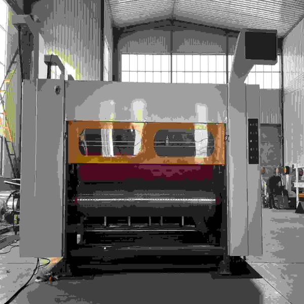 小型シートサイズ向け最大150m/min機械速度段ボールロータリー溝切り機、溝切り深さ最大350/530mm