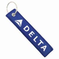 Blue White Clavier bordado personalizado Contigo de marca del regalo DELTA Airlines Clavier bordado personalizado