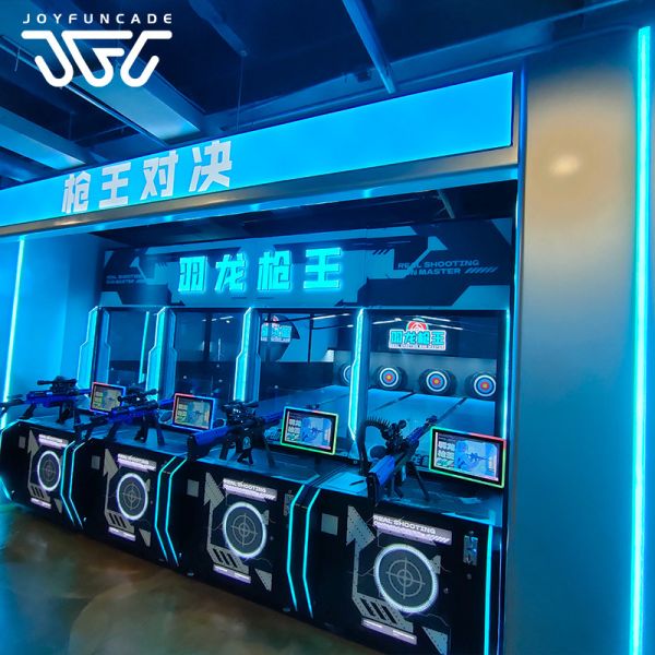 4-Player Real Gun Shooting Game Machine  Commercial Coin-Operated Sports Simulator Sports Q3/Q4 Model Shooting Arcade Machine Live-Fire Simulation Game for FECs