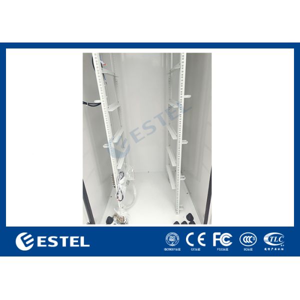 Cabinetes eléctricos exteriores con aire acondicionado y ventilador 42U