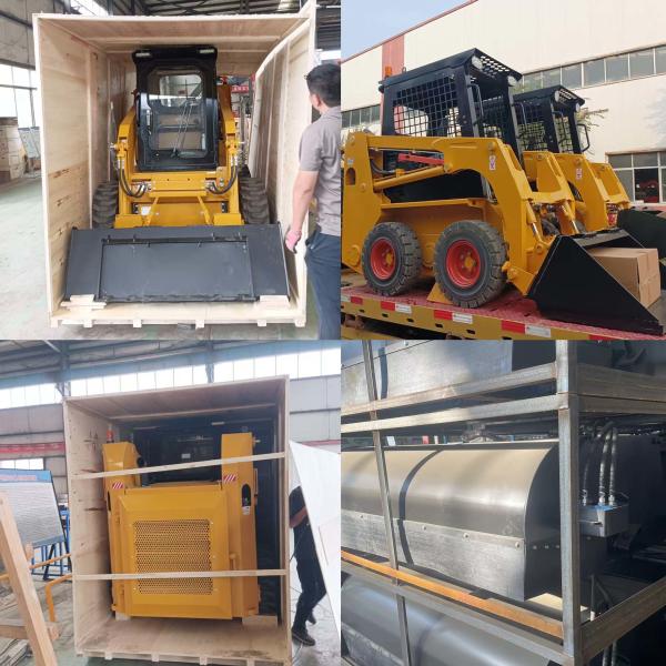 35hp Mini Skid Steer Loader  Exw Works Skid Steer Loader Brand New Small Crawler Front End Loader with Cabin