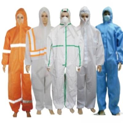 Antiestático CE Tipo 5/6 Microporoso/PP/SMS EPI industrial de protecção descartável