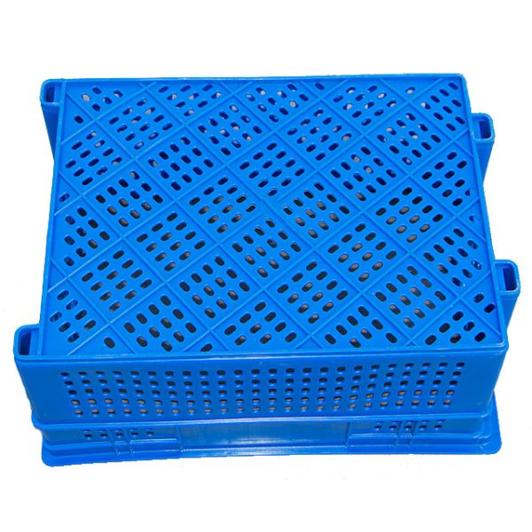 Plastic dislocation moving basket fruit vegetable plastic turnover crate high quality nestable stackable basket