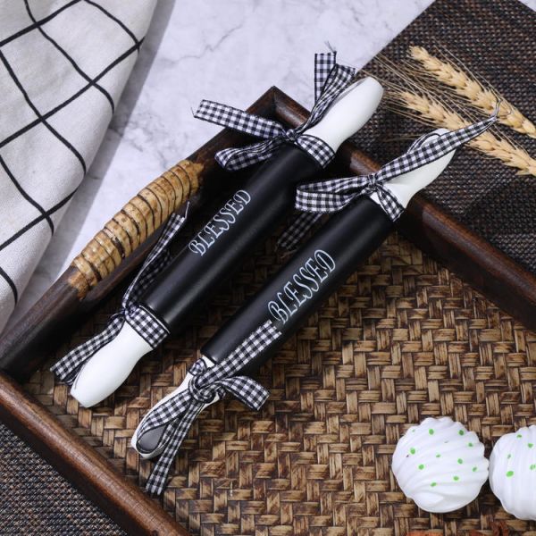 Sustainable Wood Mini Silk Screen Rolling Pin and Noodle Making Tools for Value Kitchen