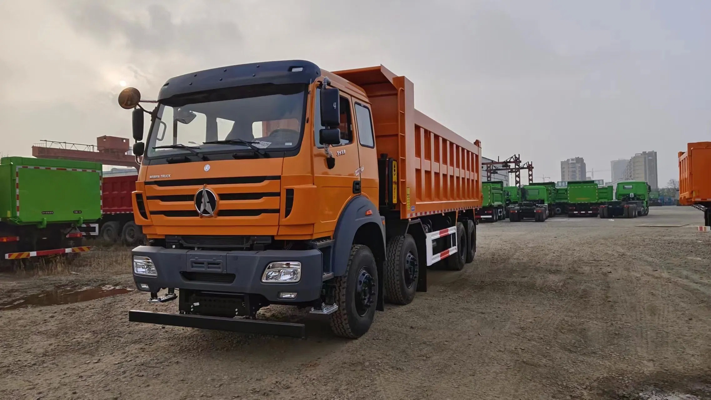 Beiben 380HP Camion Benne Heavy Duty Dump Truck 30 Ton 12 Roues for Congo Africa