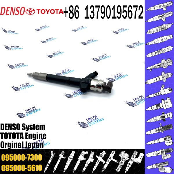 095000-7300 for Toyota Auris 2.0 d Nozzle Injector Assembly 095000 7300 Common Rail Injector 0950007300