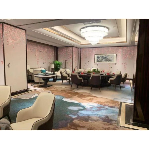 Modern Style 100% Wool Fire Resistant Wall to Wall Carpet for Commercial Flooring