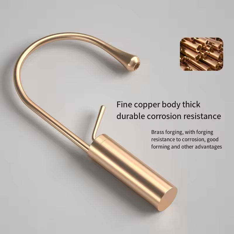 Single Hole Lizhen Hwa.Con Light luxury Hot and Cold Water Faucet for Kitchen Bathroom