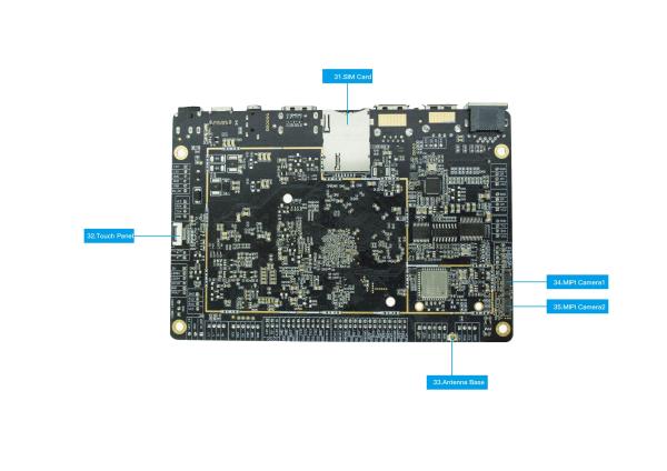 Android 7,1 9,0 10,0 controle encaixado Mainboard RDA 4G EMMC 8G da placa de sistema RK3399 AI