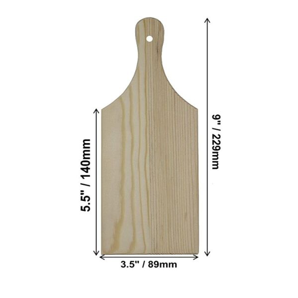 Cheap Wholesale Wood Trays Package of 4 Unfinished Wooden Mini Cutting Boards Decorating Crafting Tray
